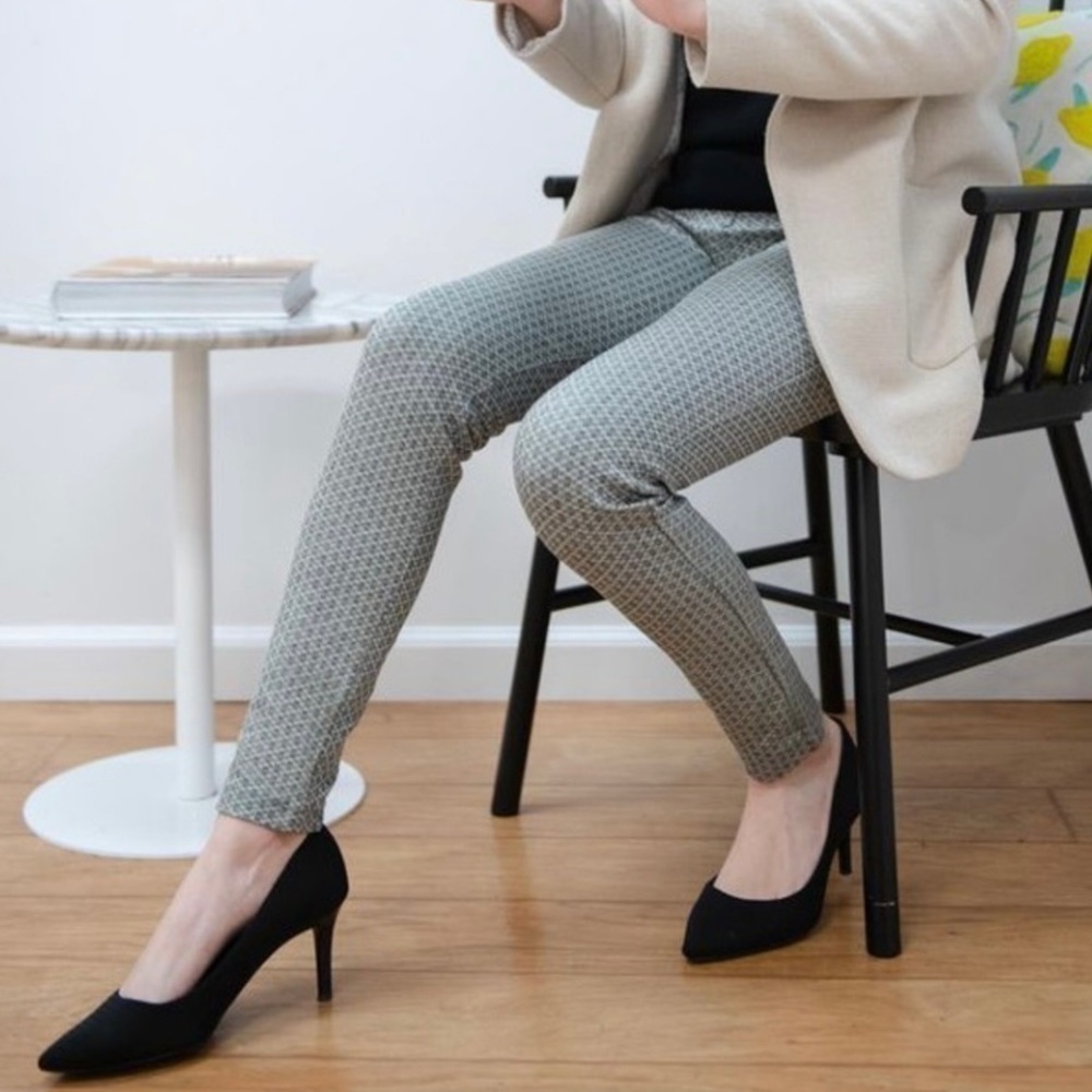 Betabrand Classic Skinny Dress Yoga Pull On Pant Basketweave 2XL Petite - Picture 3 of 15